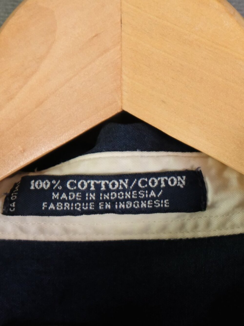 Chaps Ralph Lauren Shirt Mens Extra Large Blue White Striped Button Down Vintage - Picture 6 of 8